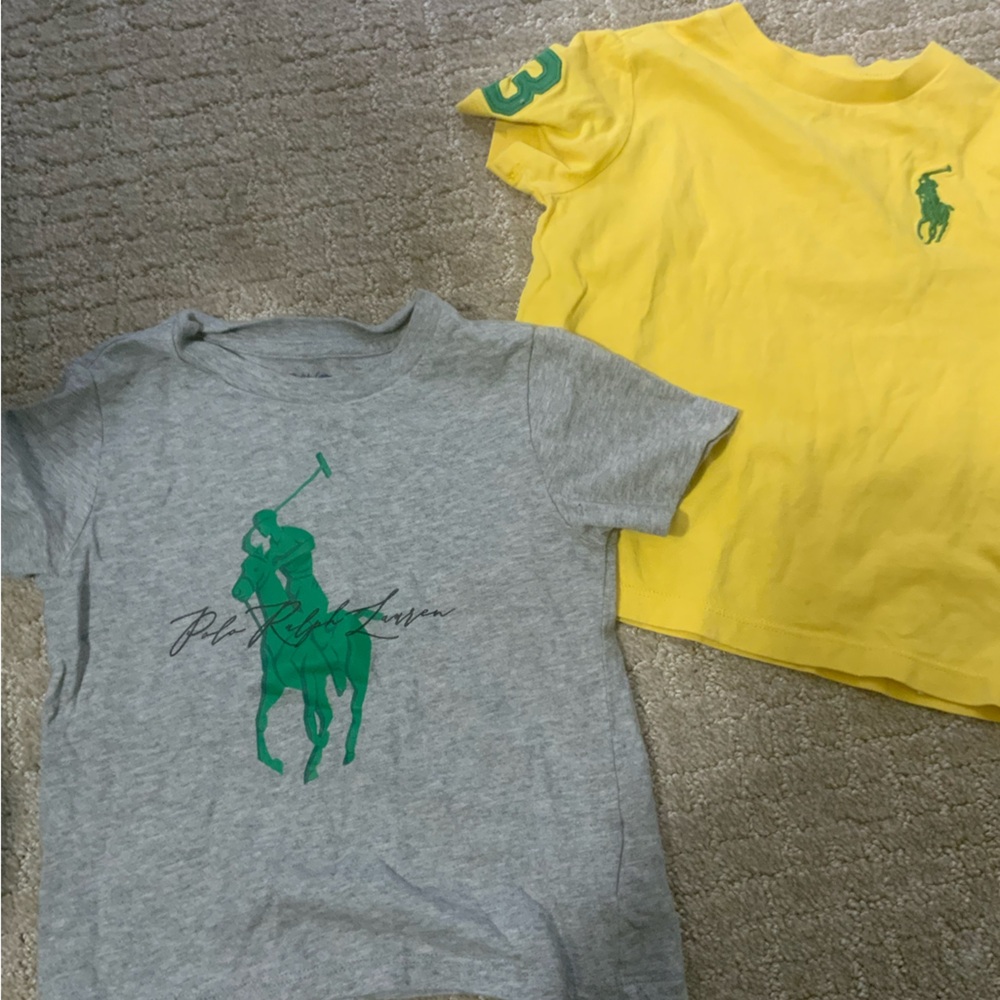 Polo by Ralph Lauren Kids' Yellow and Gray Tees